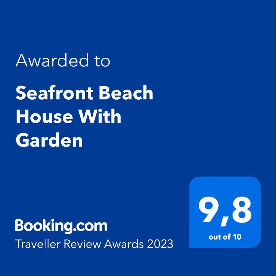 Seafront Calista Beach House With Garden Glifada Esterno foto